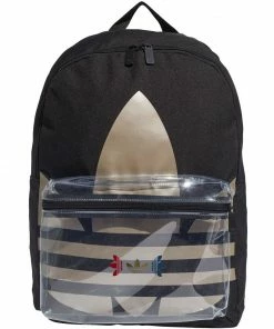 Adidas Originals Large Trefoil Schulrucksack Black/Gold Damen, Herren