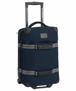 Burton Wheelie Flight Deck Reisekoffer Dress Blue Waxed Damen, Herren