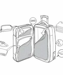 Burton Wheelie Flight Deck Reisekoffer Dress Blue Waxed Damen, Herren -Deuter Shop unnamed file 541